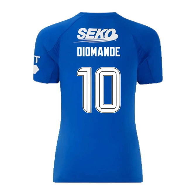 2024-2025 Rangers Home Shirt (Womens) (Diomande 10)-SoccerKits Hub | Buy Soccer Jerseys Online
